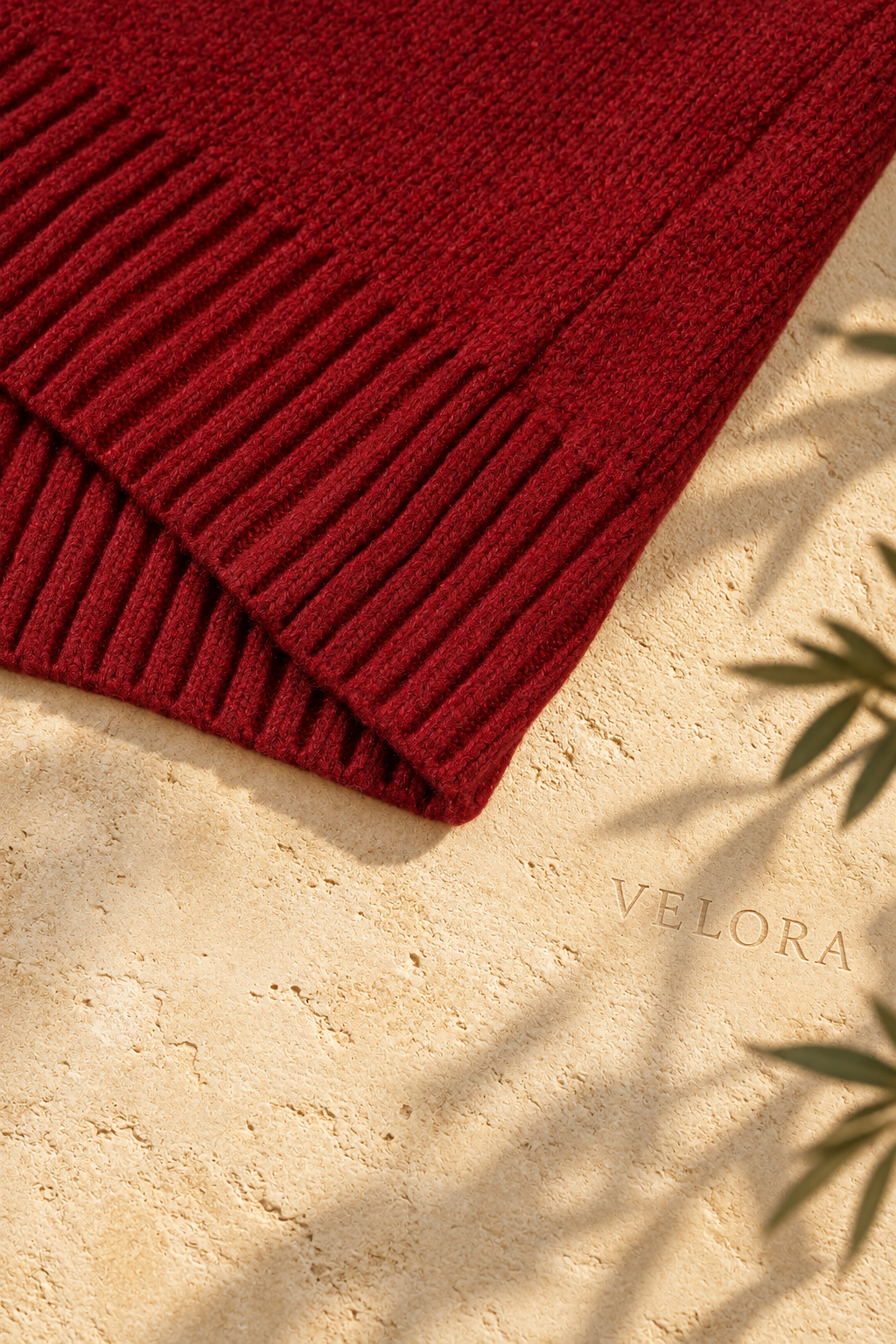 VELORA Geometric Button-Front Cardigan — Mediterranean view 14