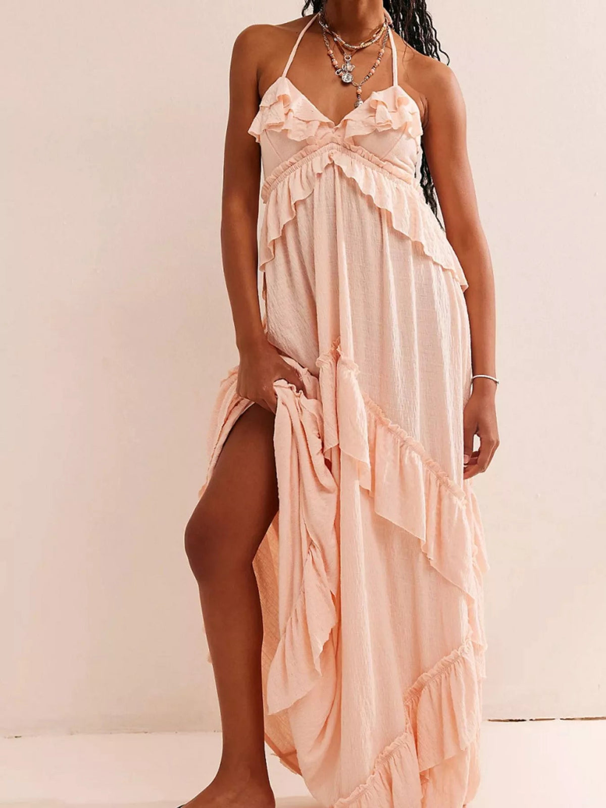 Original ruffled maxi dress photo 24